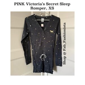 Victoria's Secret Sleeping in Stars Sleep Romper Xs